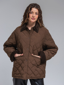 Демисезонная куртка VIVA WEAR модель 876-brown Фото