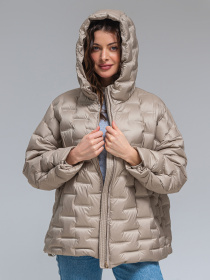 Демисезонная куртка VIVA WEAR модель 8892-beige Фото