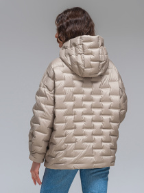 Демісезонна куртка VIVA WEAR модель 8892-beige Фото