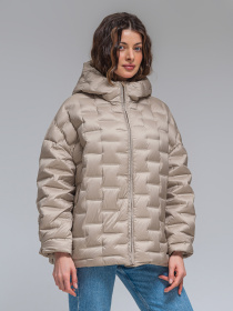 Демісезонна куртка VIVA WEAR модель 8892-beige Фото