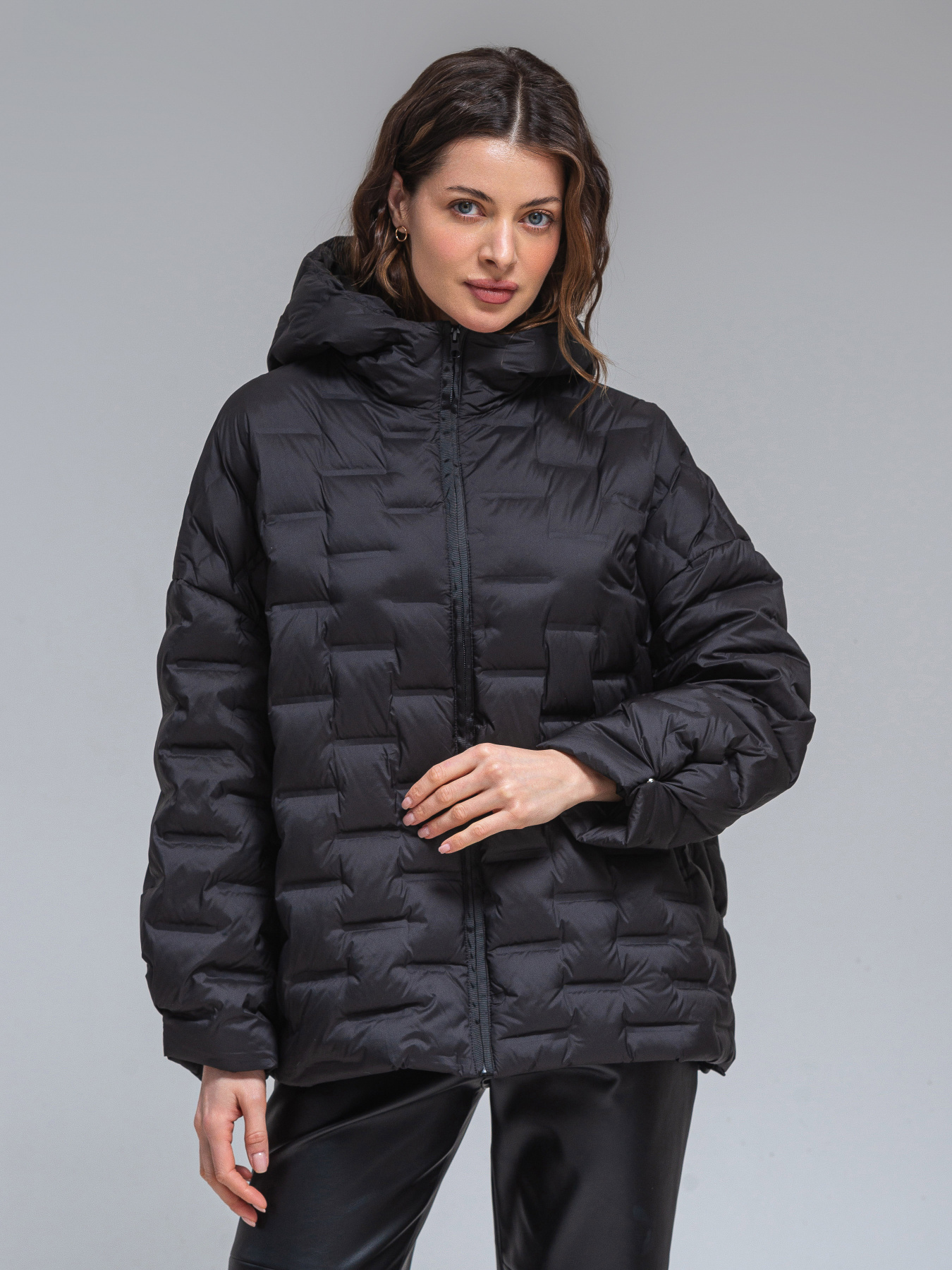 Демисезонная куртка VIVA WEAR модель 8892-black Фото