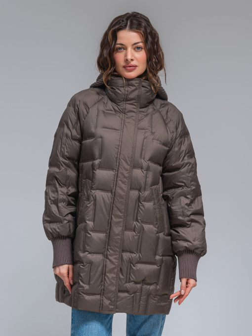 Демісезонна куртка VIVA WEAR модель 8893-gray Фото