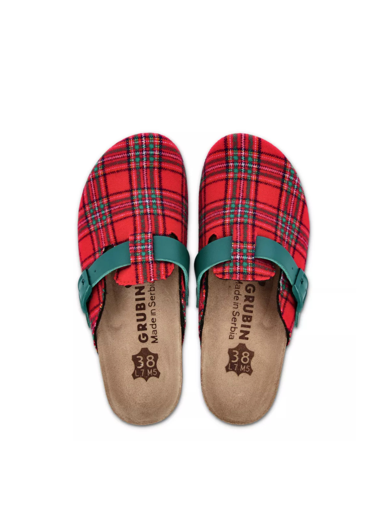 Тапки Grubin модель gr-5353_red-cage Фото