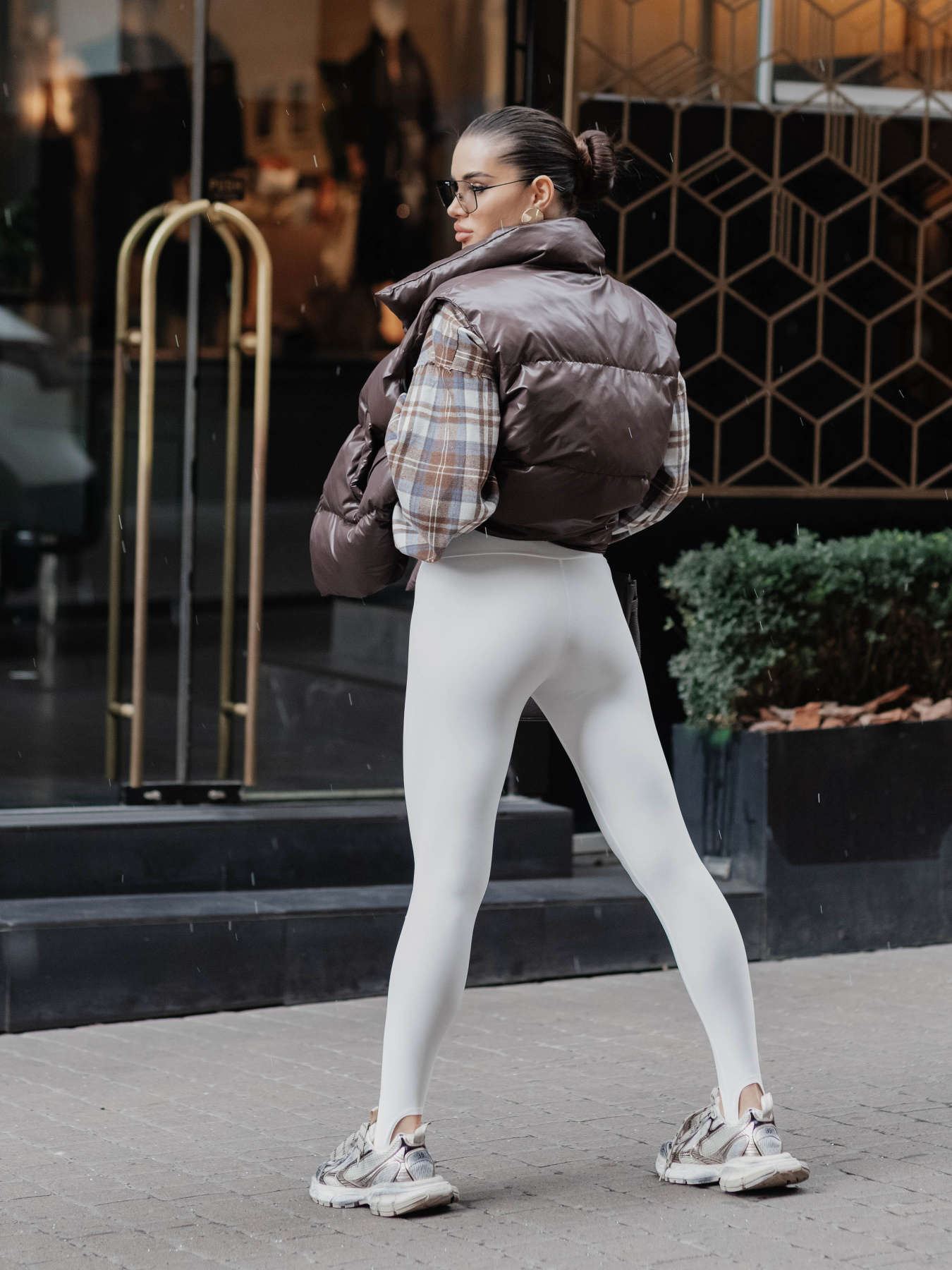 Леггинсы Jadone Fashion модель Legins_Sheim_bile Фото