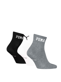 Набор носков PUMA Unisex Logo Quarter 3p модель 938636 Фото