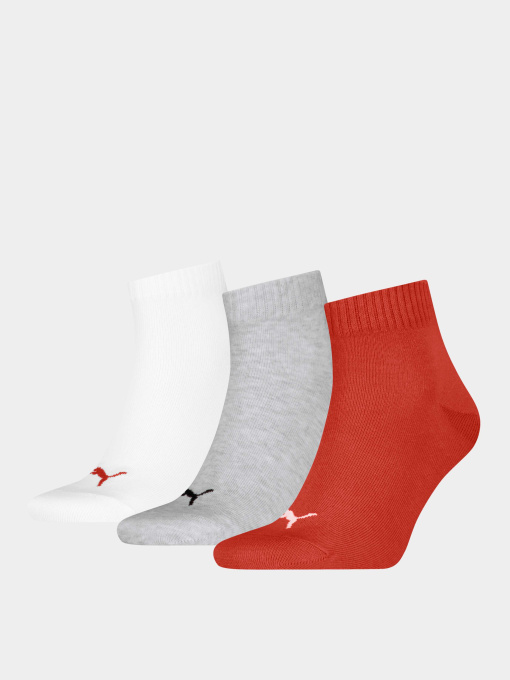 Носки и гольфы PUMA Unisex Quarter Plain 3p модель 938589 Фото