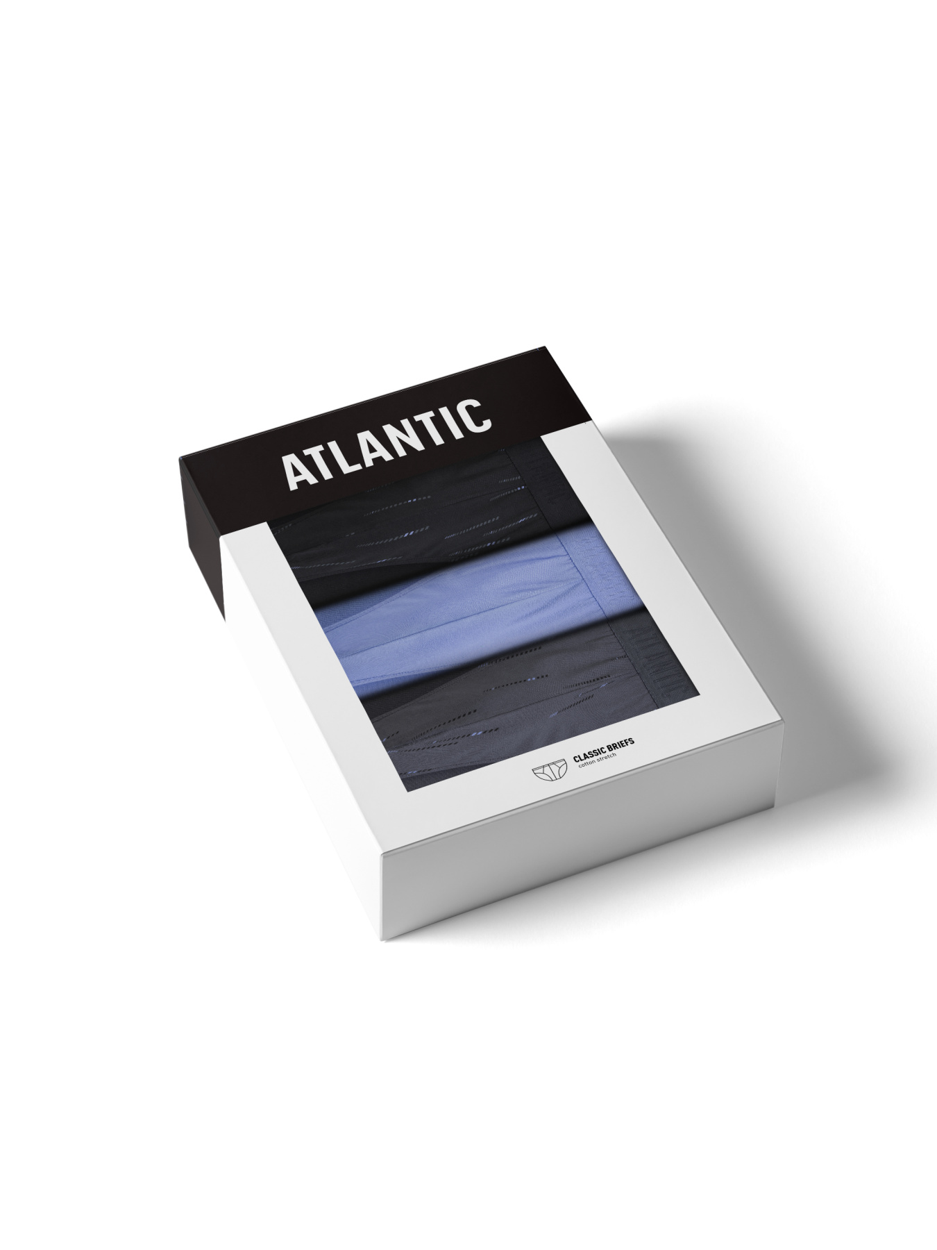 Набор трусов Atlantic модель 3MP-193_CZA_DENJ_GRF Фото