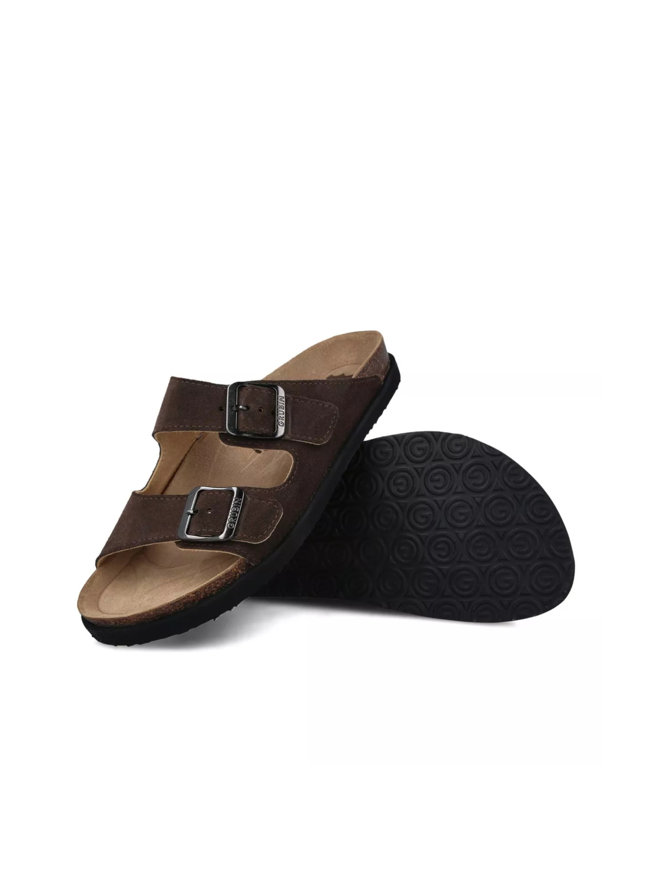 Шлепанцы Grubin модель gr-288401_broun Фото