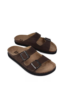 Шлепанцы Grubin модель gr-288401_broun Фото