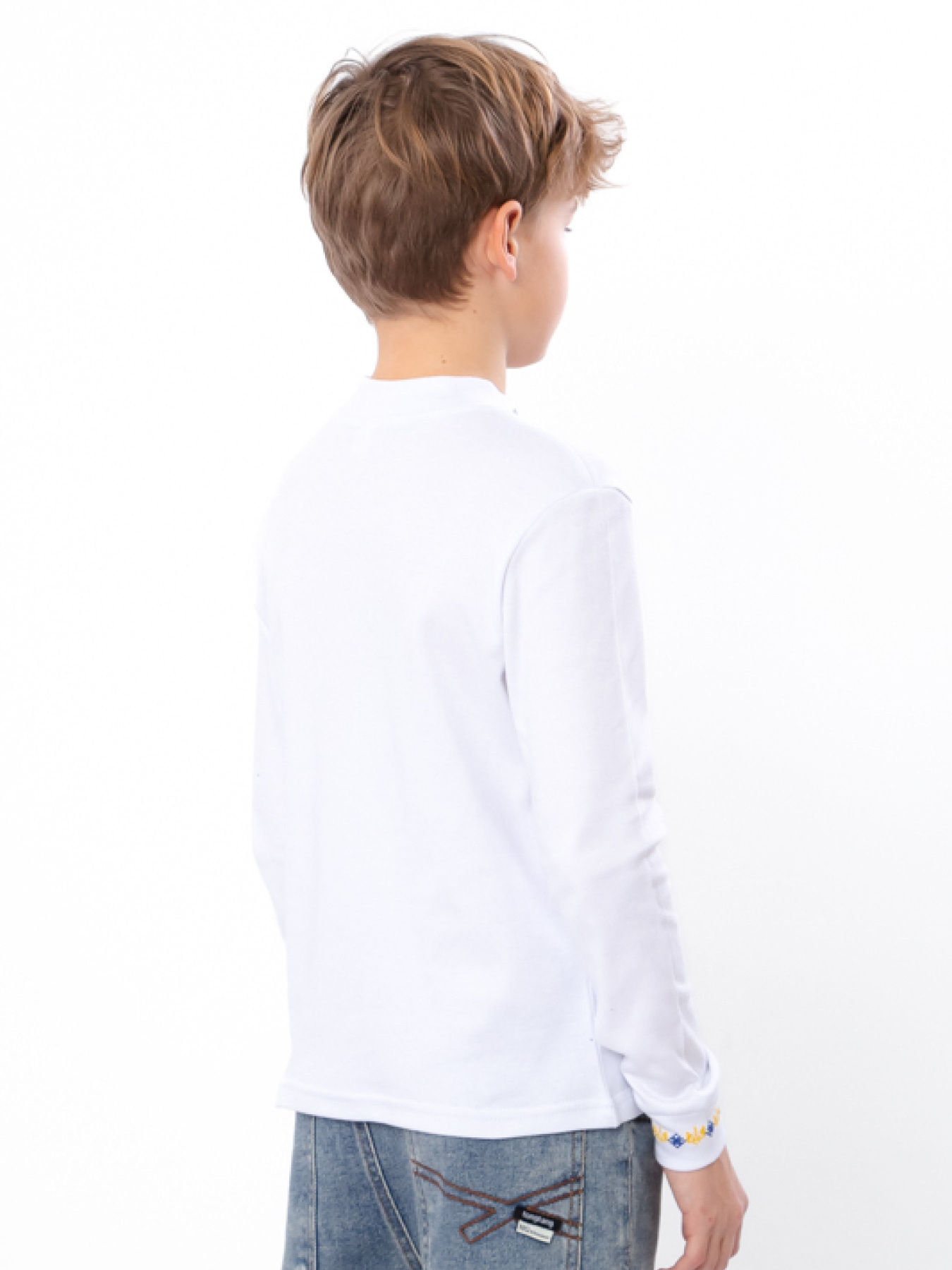 Вишита сорочка Носи своє модель 6128-038-22-1-zhovto-blakitnij-gerb Фото