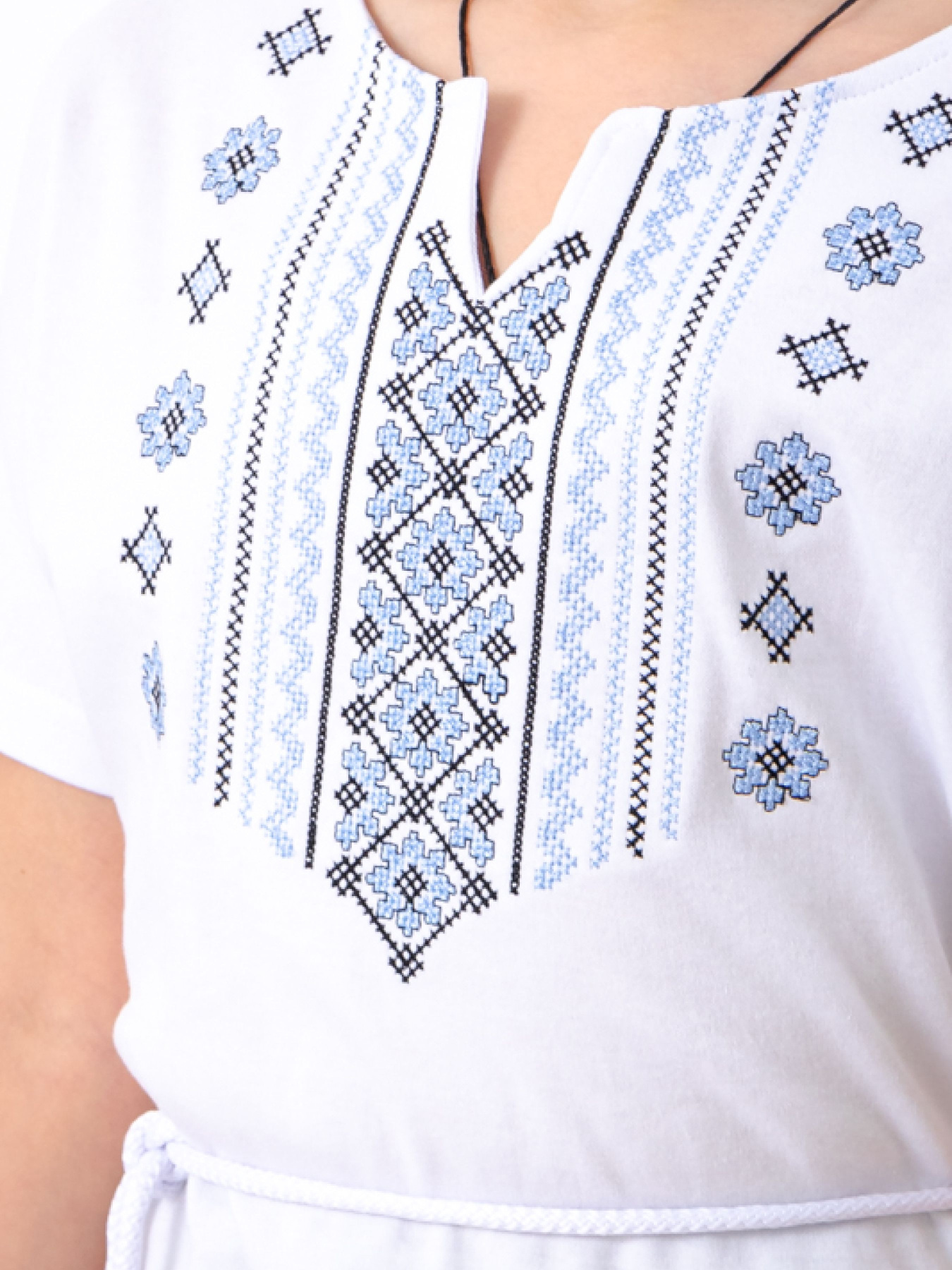 Вишита сорочка Носи своє модель 6439-038-22-ornament-blakitnij Фото