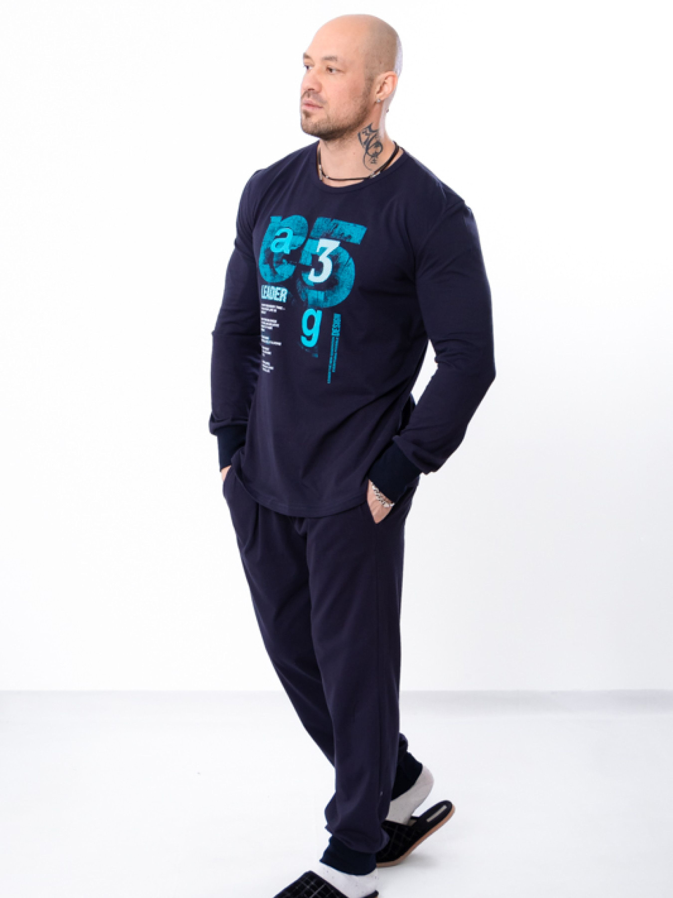 Пижама Носи своє модель 8269-001-33-1-chornilxno-sinj Фото