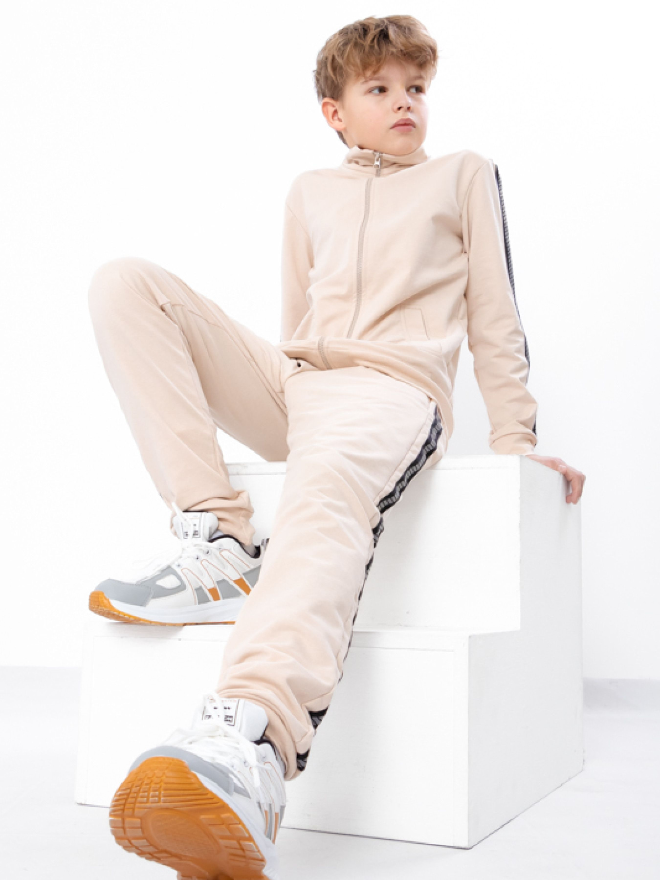 Спортивный костюм Носи своє модель 6240-057-kremovij Фото