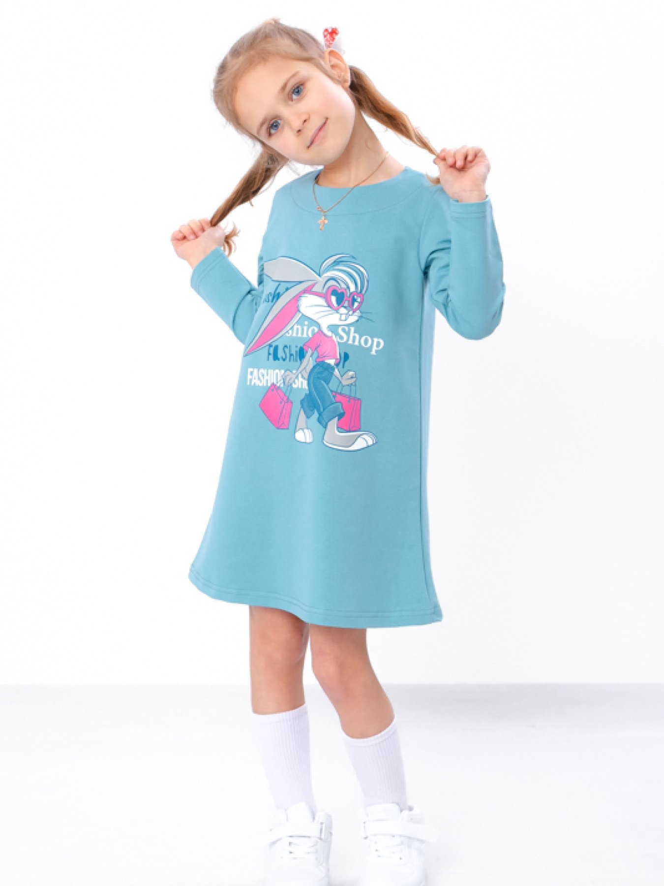 Платье миди Носи своє модель 6004-057-33-sro-blakitnij-fashion Фото