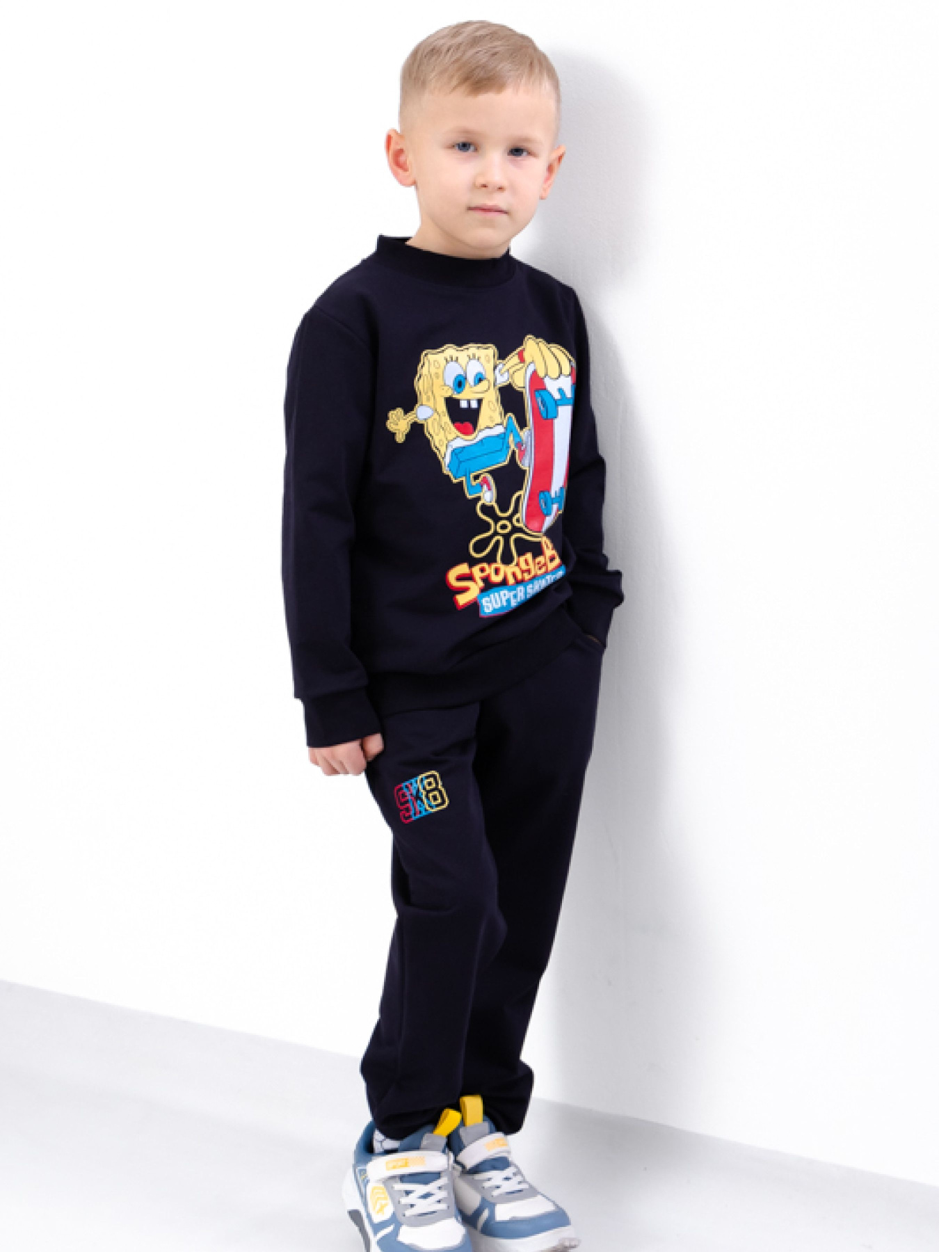 Спортивный костюм Носи своє модель 6063-057-33-chornilxno-sinj-gubka-bob Фото