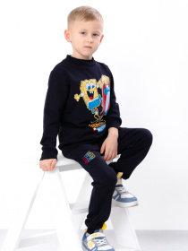 Спортивный костюм Носи своє модель 6063-057-33-chornilxno-sinj-gubka-bob Фото