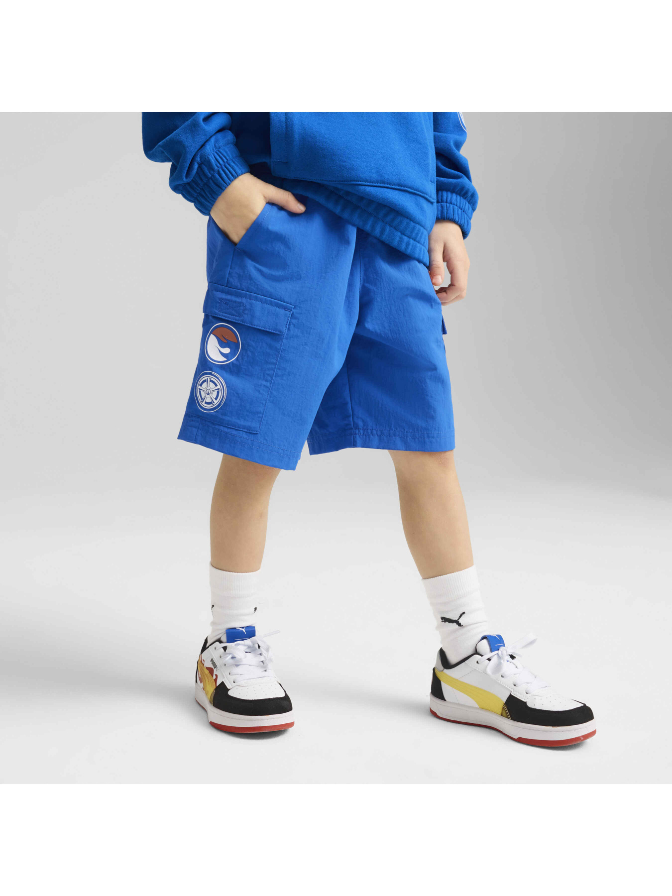 Шорты спортивные PUMA x Hot Wheels Shorts модель 630076 Фото