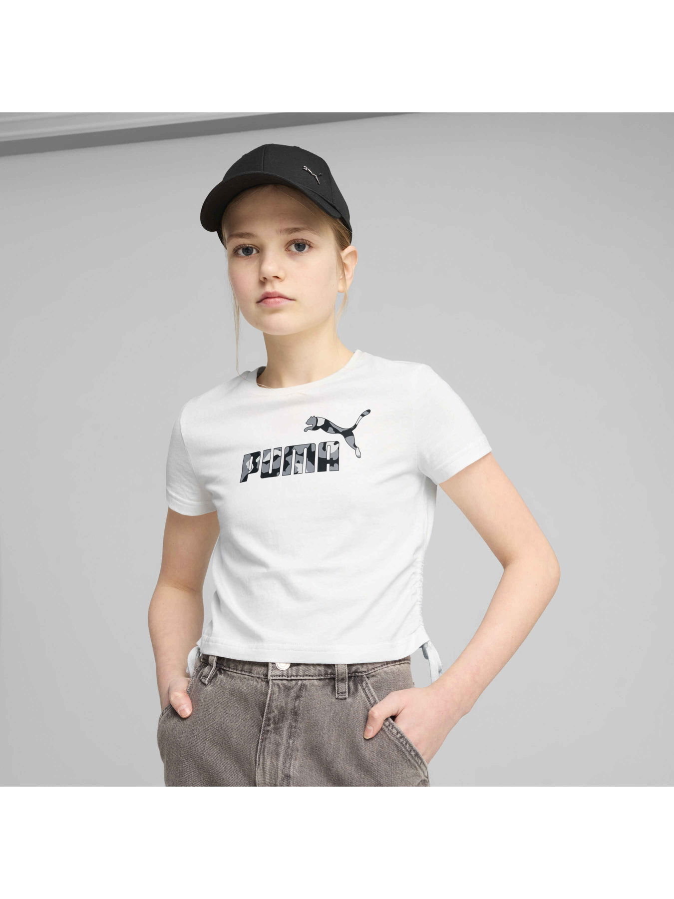 Кепка PUMA Ess Metal Cat Bb Cap J модель 026116 Фото