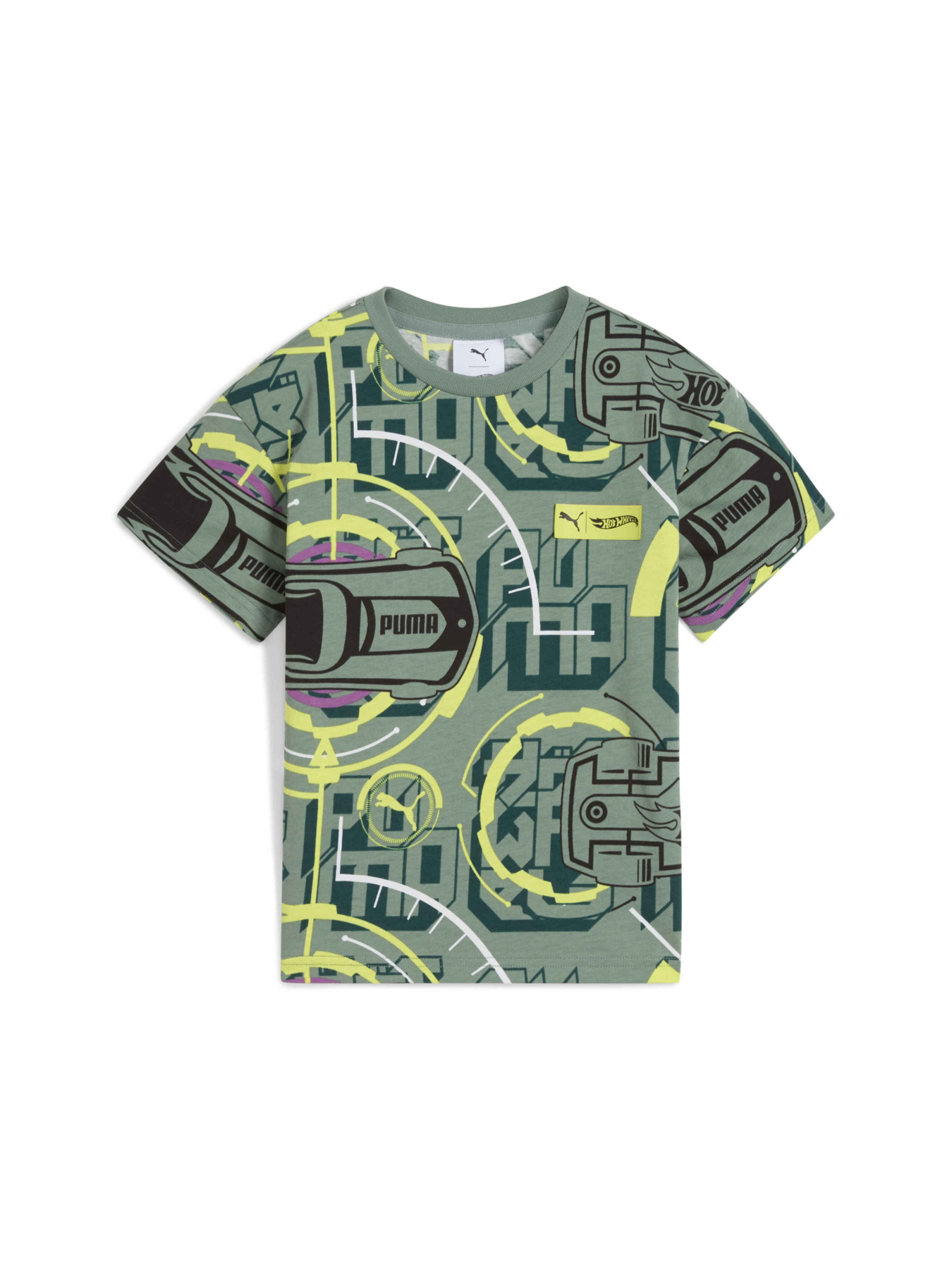 Футболка PUMA x Hot Wheels Aop Tee модель 630074 Фото