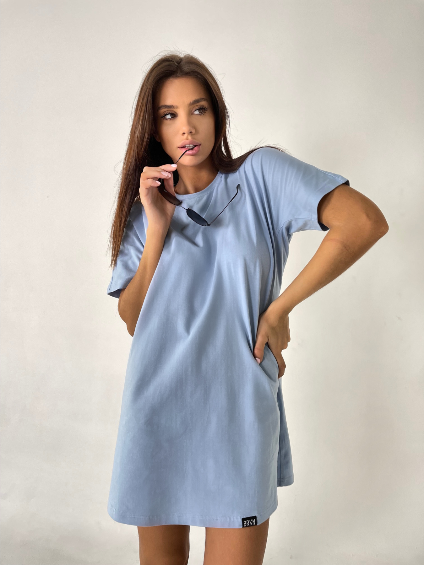 Платья Платье футболка over size модель 30477 Фото