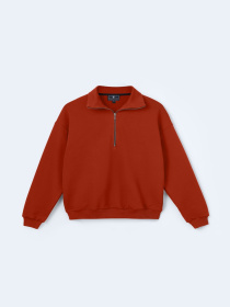 Кофты и свитера FloveTouch модель halfzip-terracotta Фото