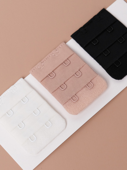 Нижня білизна brabrabra Розширювач поясу бюста модель SLZ99909095_black-ivory-nude — фото 3 - INTERTOP