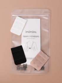 Нижнее белье Brabrabra Розширювач поясу бюста модель SLZ99909095_black-ivory-nude Фото