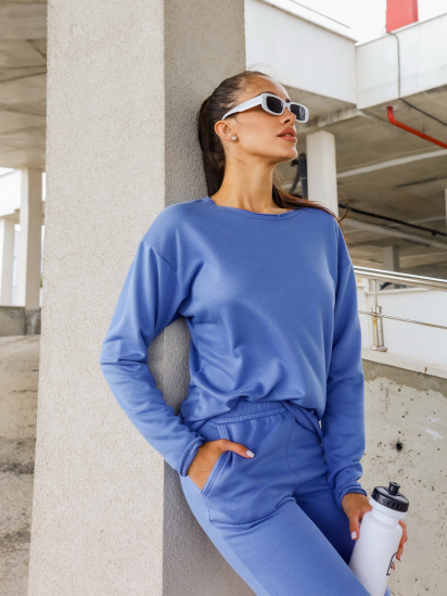Костюм ISSA Plus модель 12847_blue — фото 4 - INTERTOP