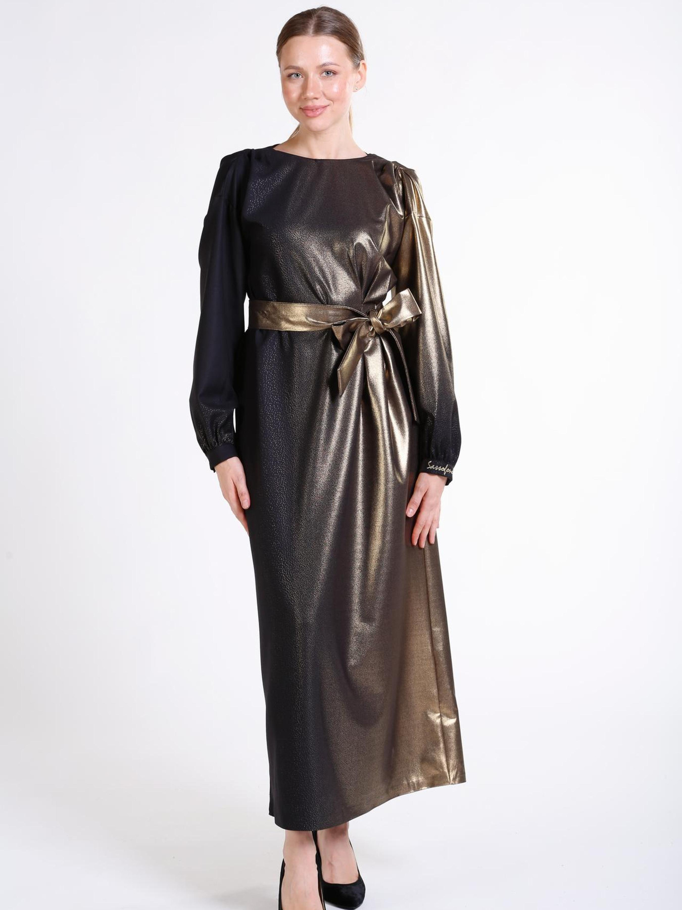 Сукня міді Sassofono модель A241-SF-352171 Фото