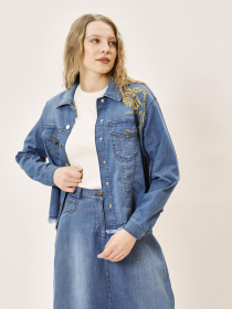 Джинсова куртка Sassofono модель A242-SF-328232 Джинсова куртка Sassofono модель A242-SF-328232 Фото