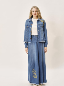 Джинсова куртка Sassofono модель A242-SF-328232 Джинсова куртка Sassofono модель A242-SF-328232 Фото