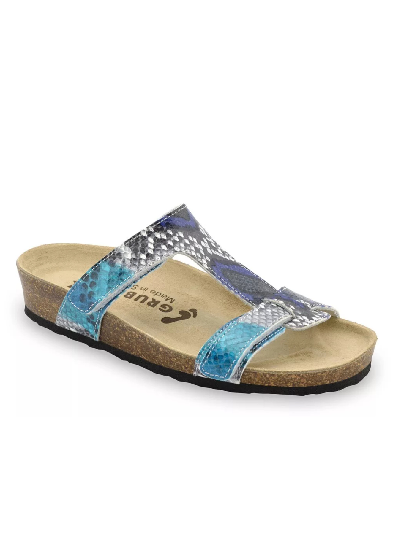 Шльопанці Grubin модель gr-194362_blue_06 snake Фото