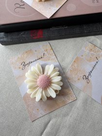 Святкове запрошення з аромасаше "Ромашка на листівці" Candle Design модель 220.0013 Святкове запрошення з аромасаше "Ромашка на листівці" Candle Design модель 220.0013 Фото