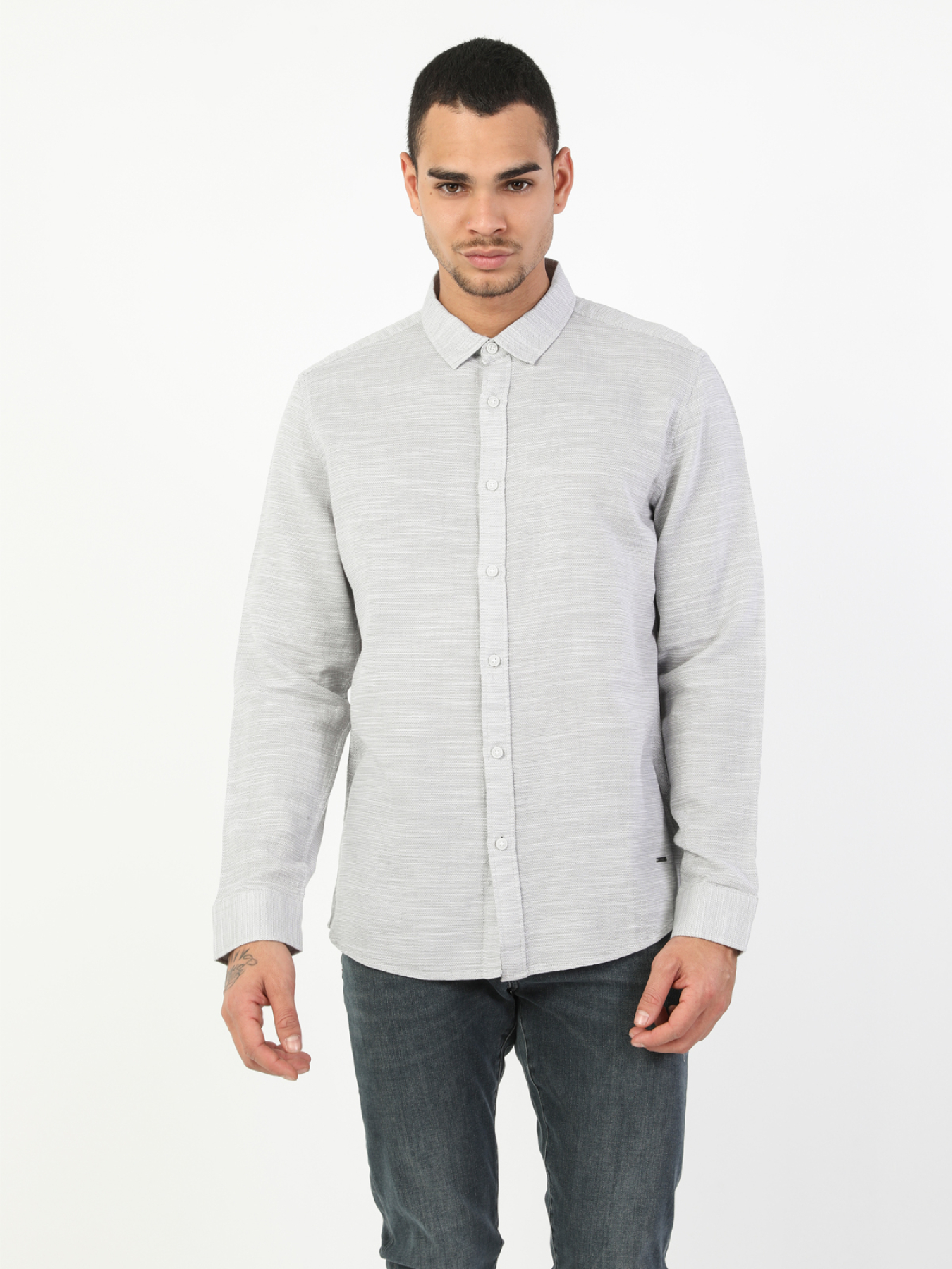 Рубашки Colin’s модель CL1048527_Q1.V1_GRA Фото