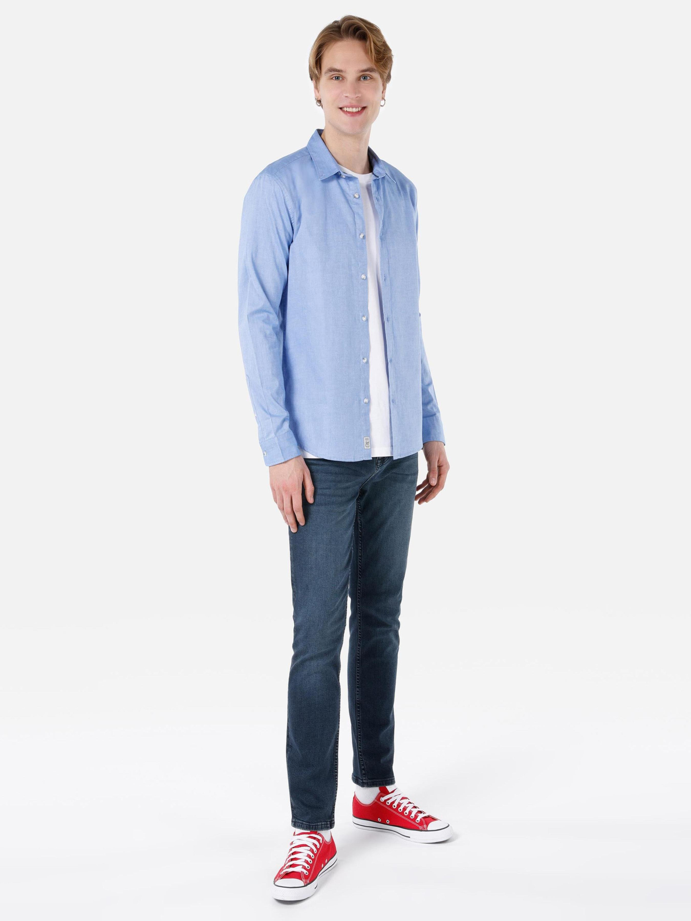 Рубашки Colin’s модель CL1048576_Q1.V1_BLU Фото