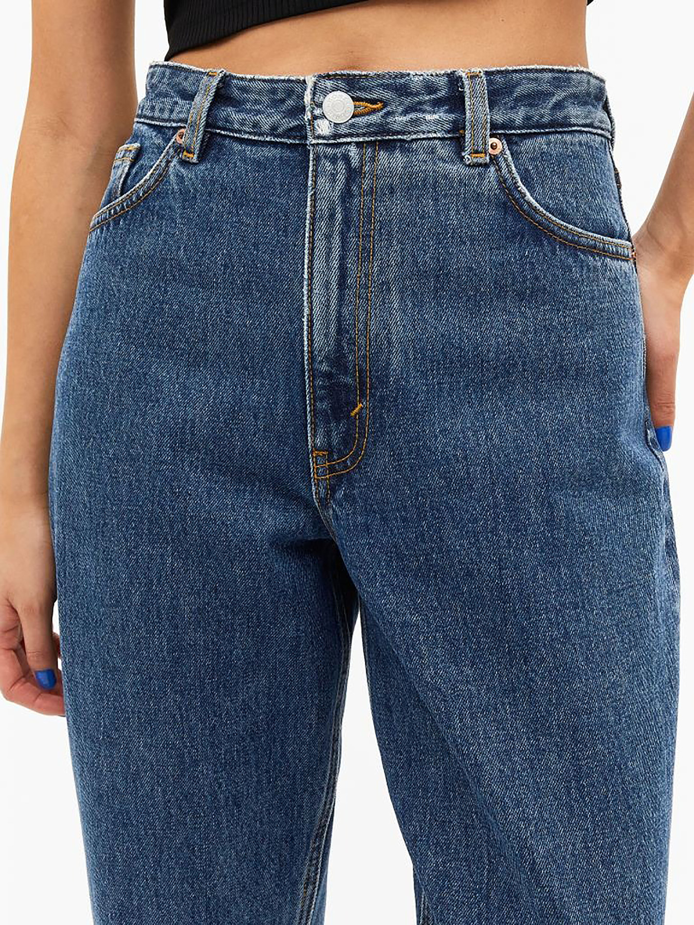 Зауженные джинсы Monki модель 75526 Фото