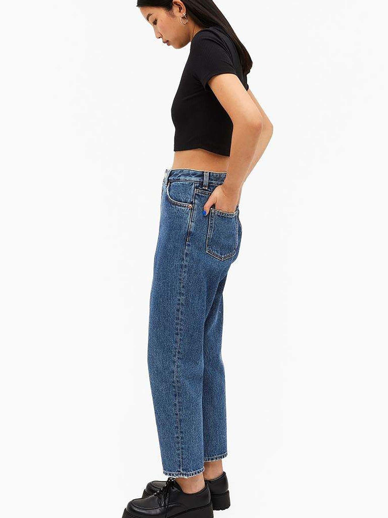 Зауженные джинсы Monki модель 75526 Фото