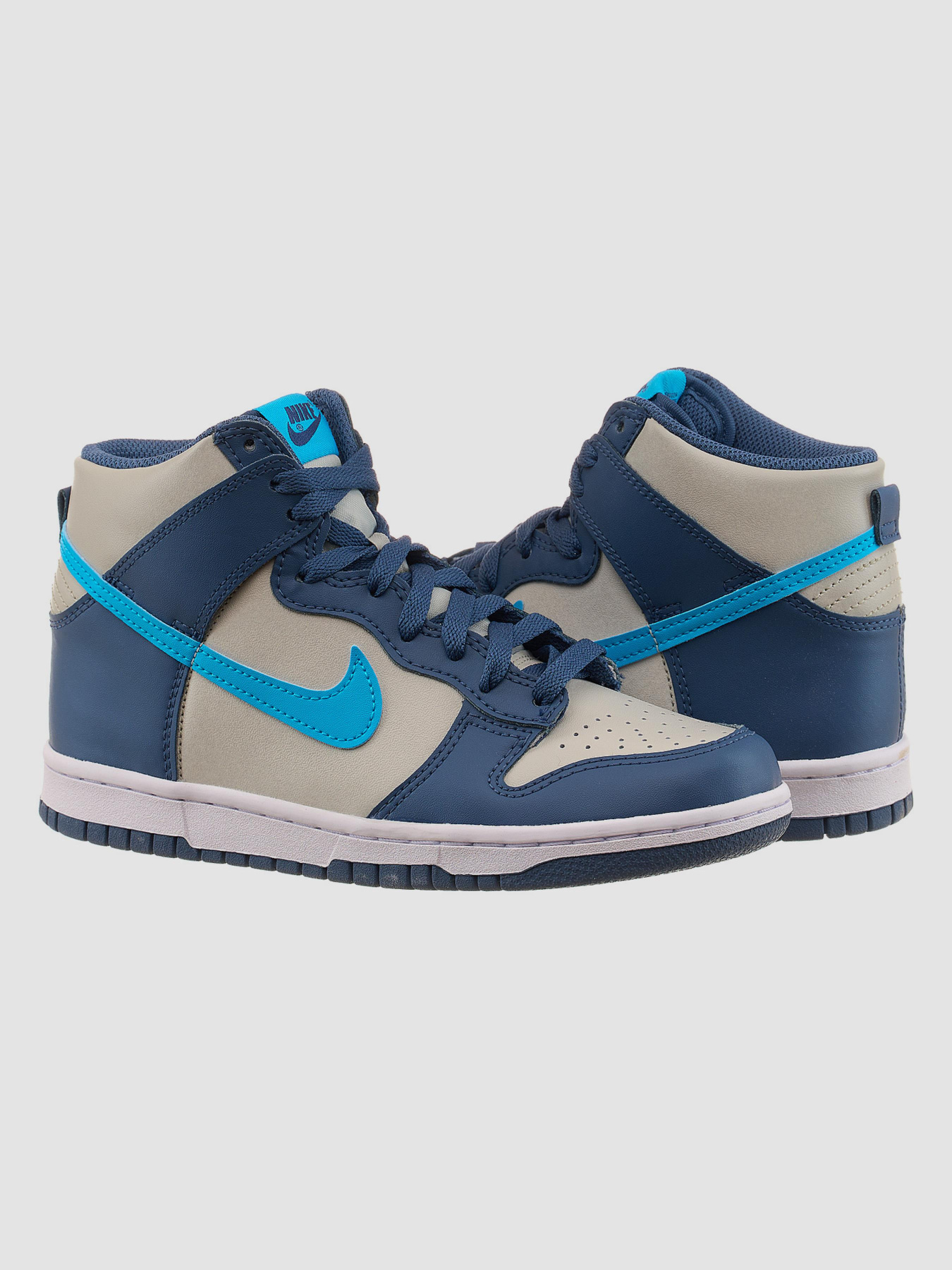 Кросівки повсякденні NIKE Dunk High Gs Grey Blue модель DB2179-006 Фото