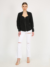 Бомбер Vicolo модель 232-VC-6124_черный Фото