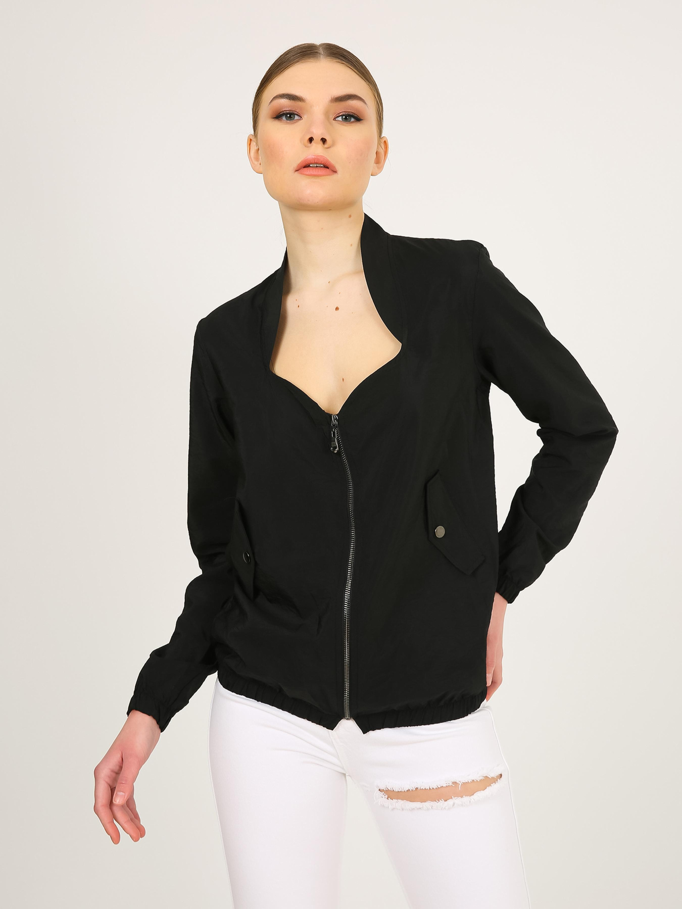 Бомбер Vicolo модель 232-VC-6124_черный Фото