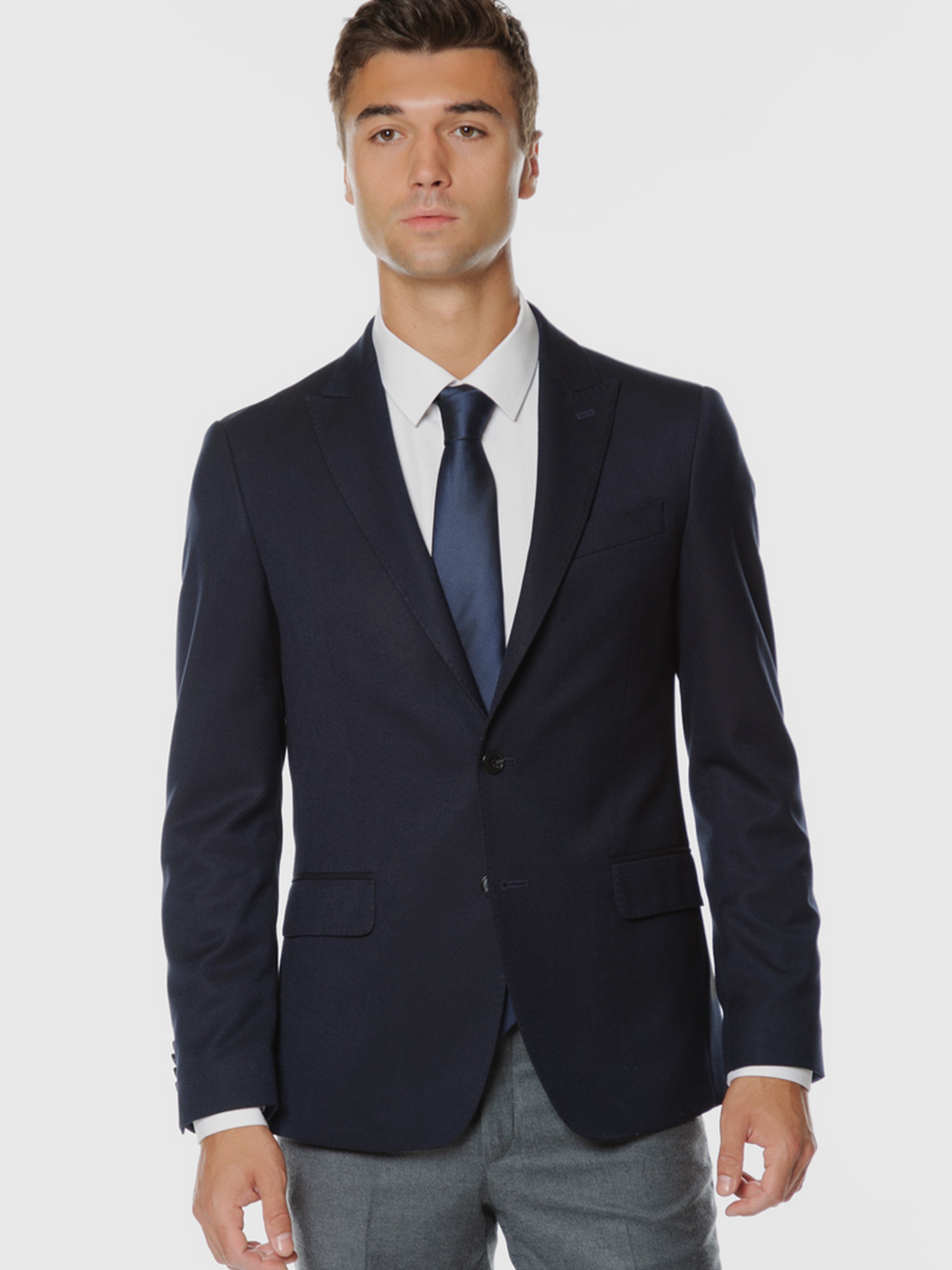 Чоловічий Піджак Arber  (AO02.28.30) колір синій, матеріал поліестер