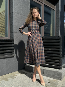 Платье миди CAT ORANGE модель 5798 Фото