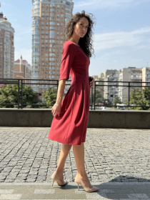 Сукня міді CAT ORANGE модель 5792 Фото