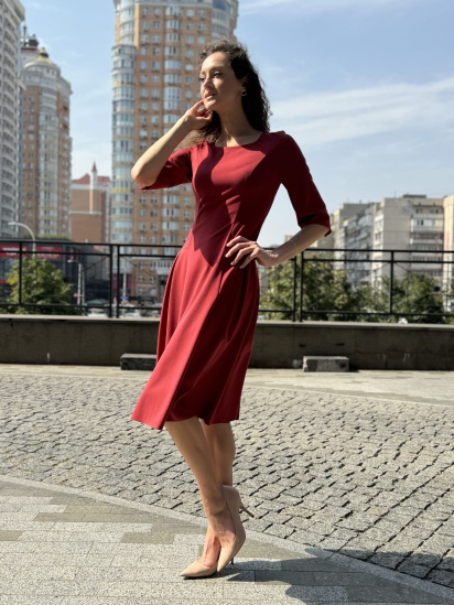 Сукня міді CAT ORANGE модель 5792 — фото 4 - INTERTOP