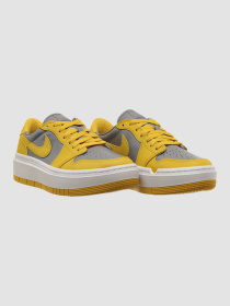 Кроссовки Jordan 1 Low Elevate Yellow Grey модель DH7004-017 Фото
