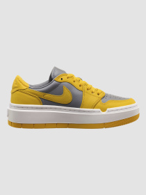 Кросівки повсякденні Jordan 1 Low Elevate Yellow Grey модель DH7004-017 Фото
