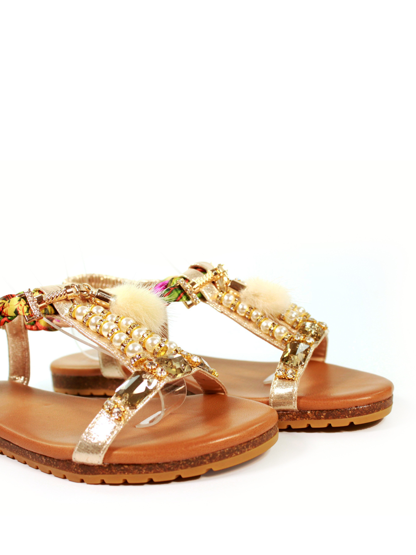 Сандалии It-girl модель 520-gold Фото