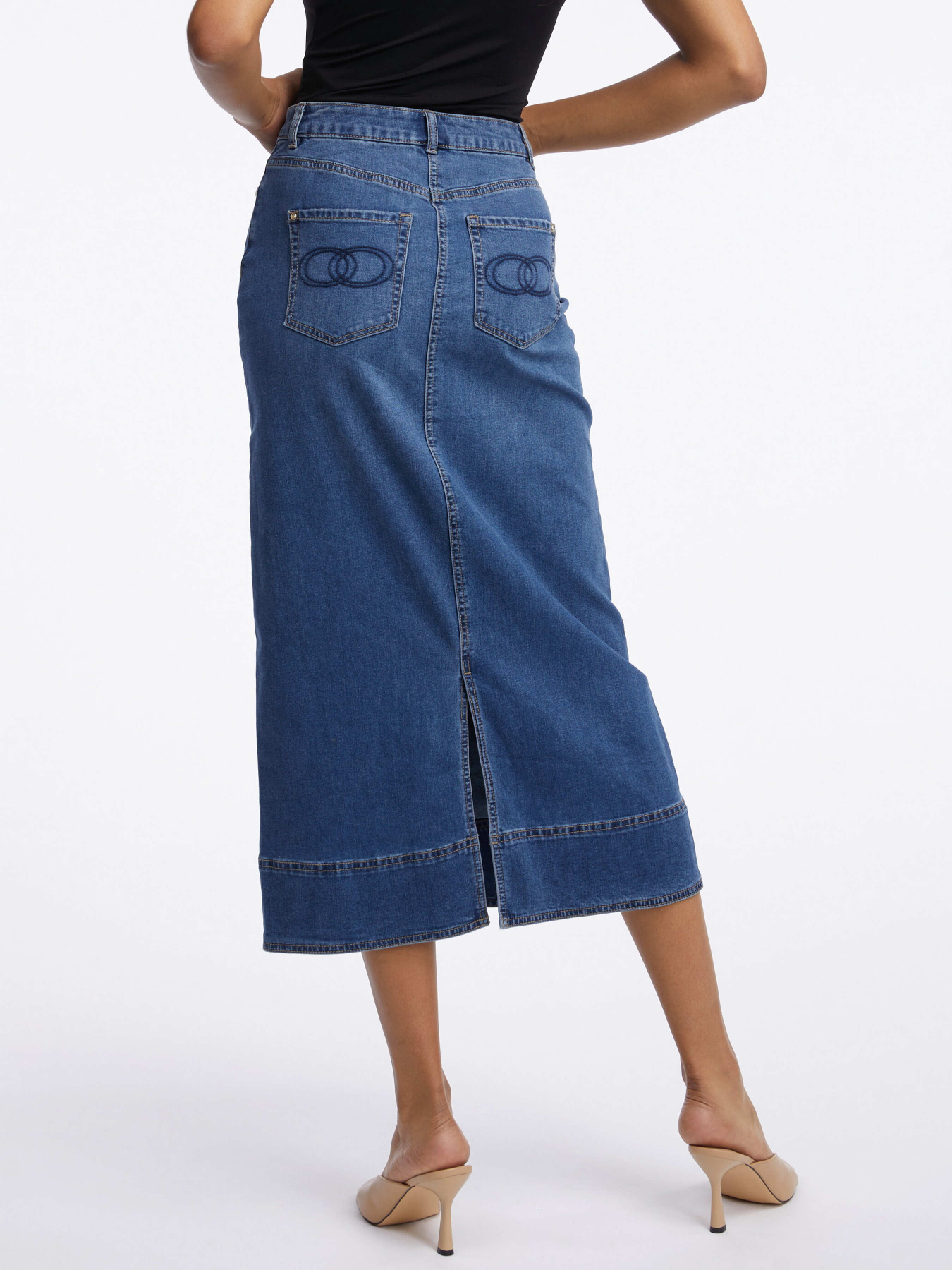 Джинсова спідниця Orsay модель 0744068-580000 Фото