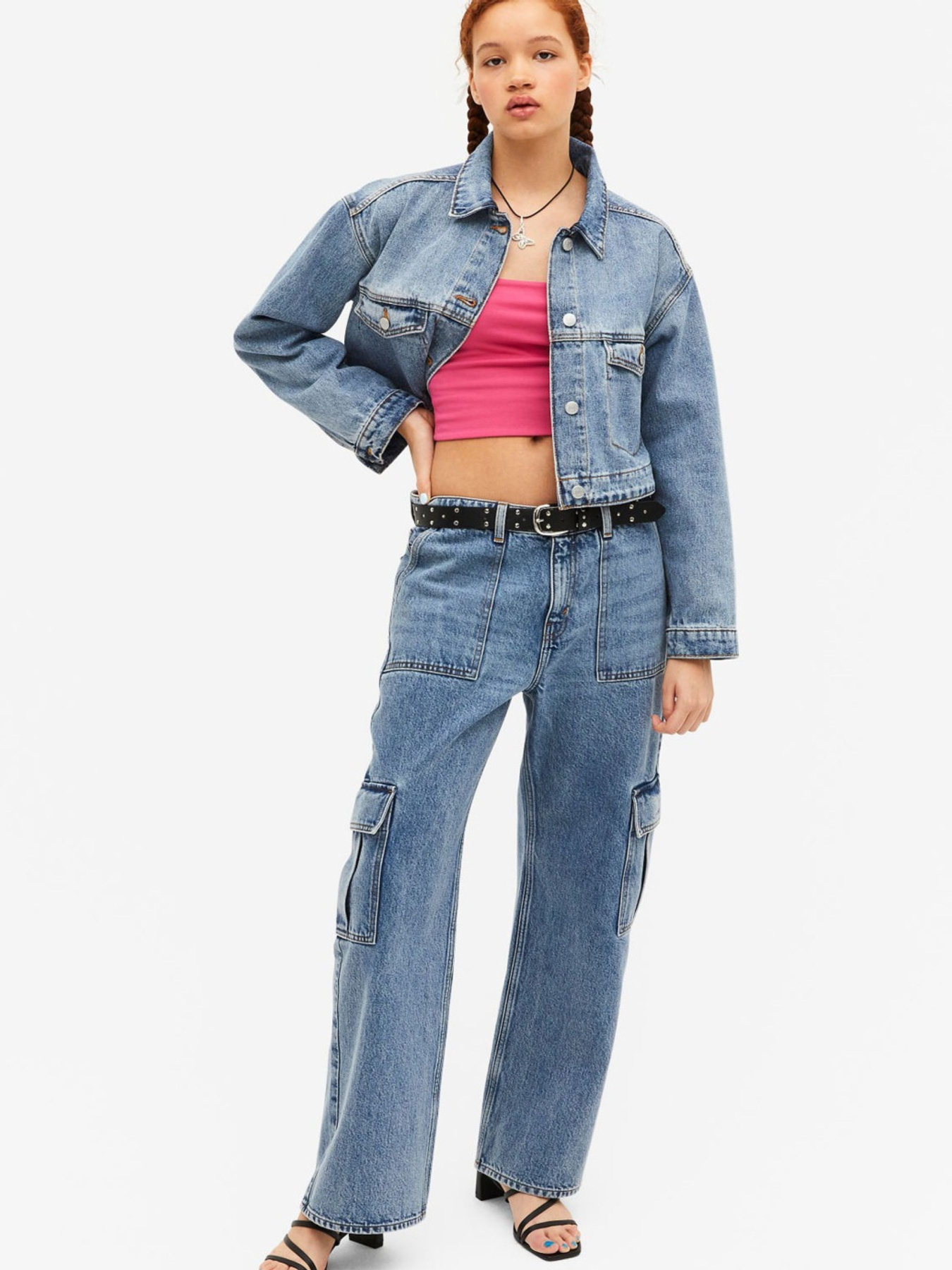 Джинсова куртка Monki модель 75477 Фото