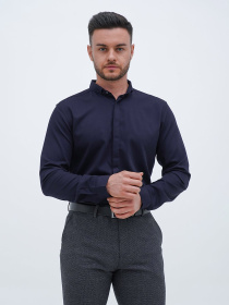 Рубашка повседневная Trend Collection модель TC12798DarkBlueRBSHKMN Фото